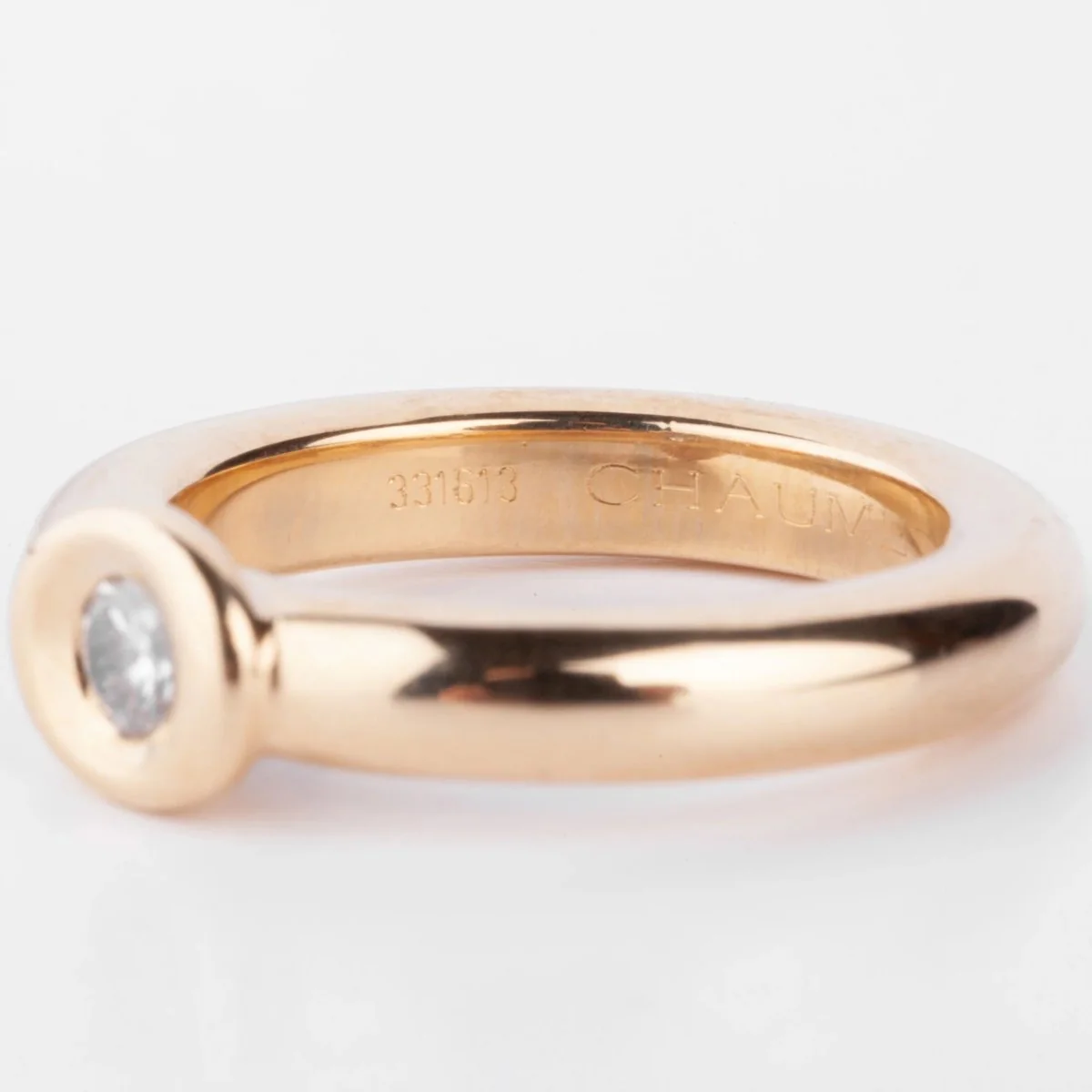 Bague CHAUMET en or jaune et diamant - Image 6