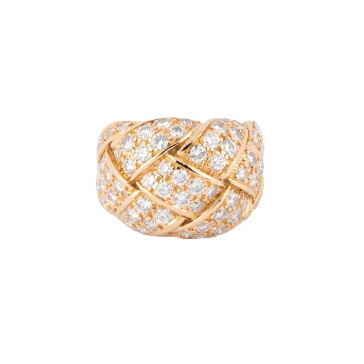 Bague or jaune et diamant de la maison Van Cleef and Arpels