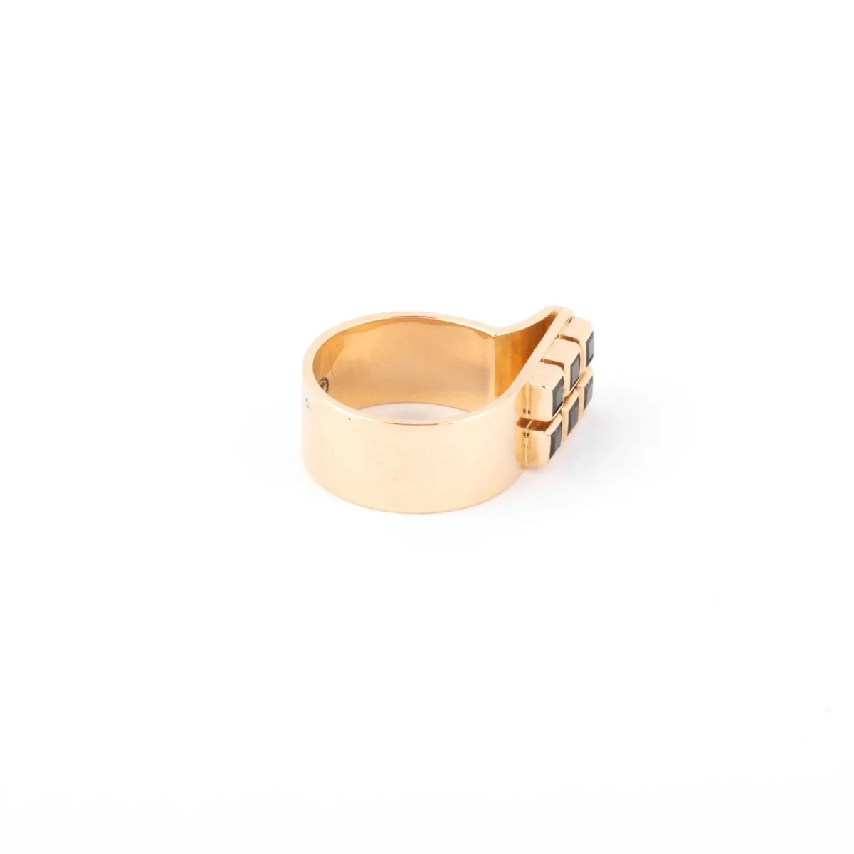 Bague or jaune et Peridot Georg Jensen - Image 3