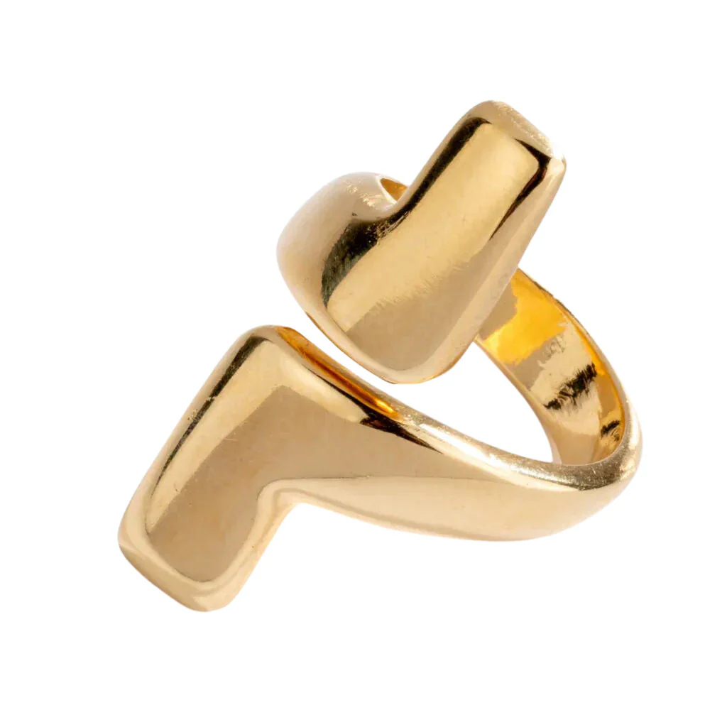 Bague or jaune géometrique de la maison Chaumet - Image 4