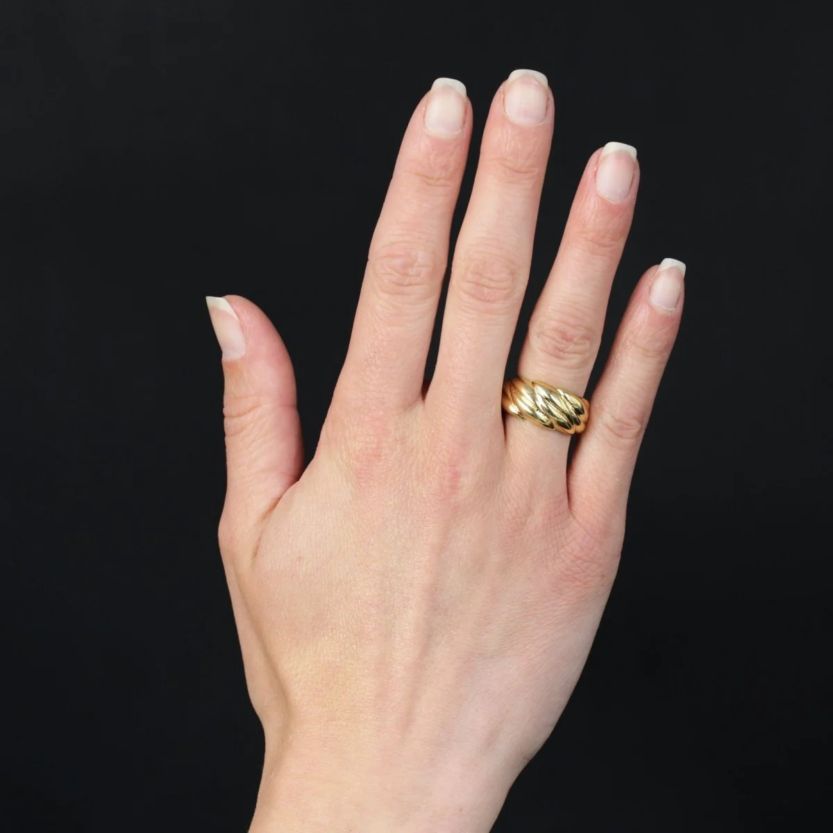 Bague Jonc en or jaune - Image 2