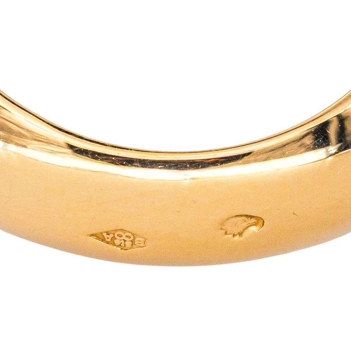 Bague Cocktail en or jaune, péridot et citrine - Image 7