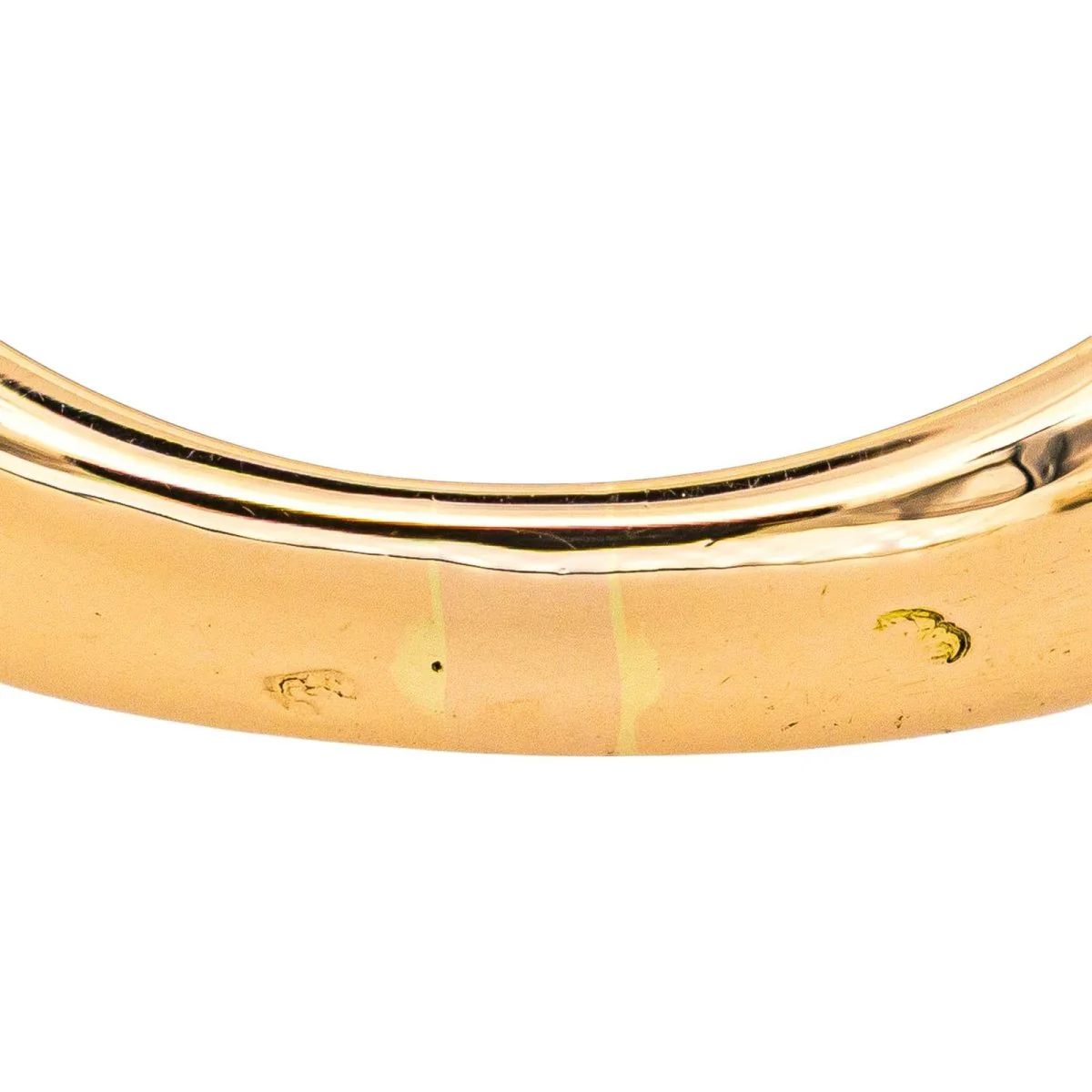 Bague en or jaune, saphir et diamants - Image 7