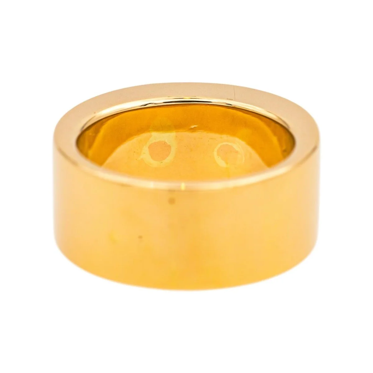 Bague Bandeau en or jaune, saphir et diamants - Image 5