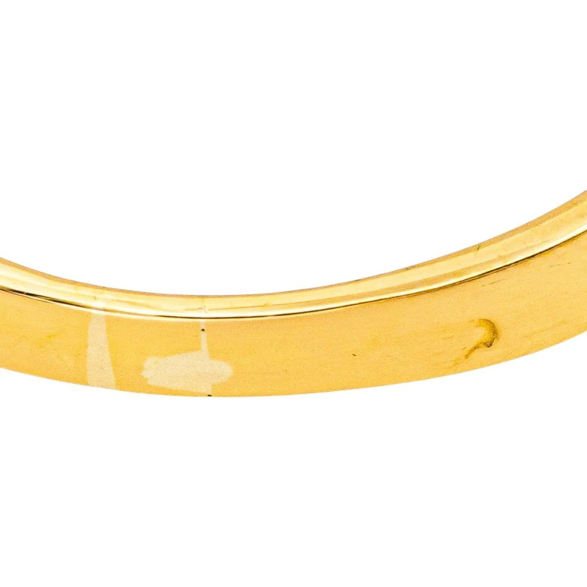 Bague Solitaire en or jaune et saphir - Image 7