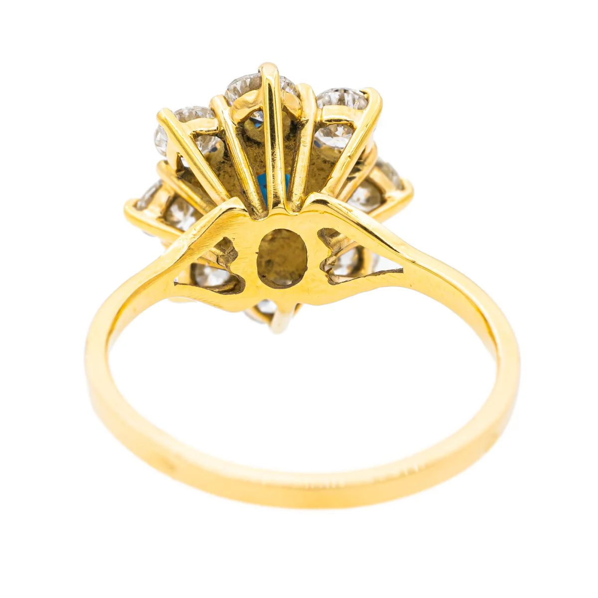 Bague en Or jaune et Saphir - Image 6