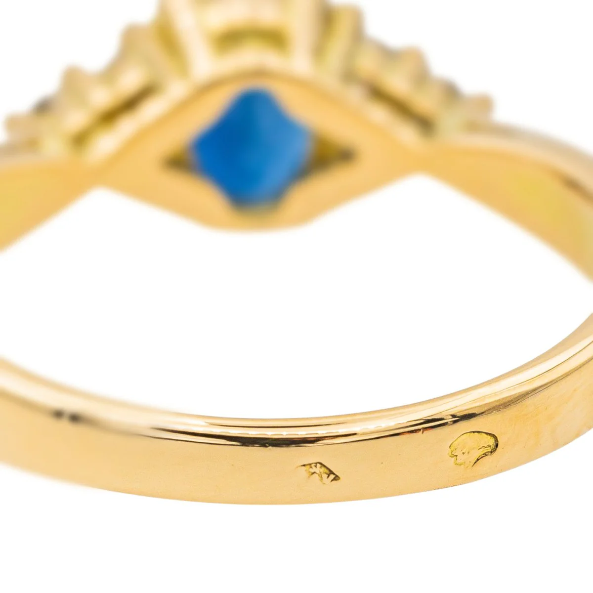 Bague Saphir en Or Jaune - Image 7