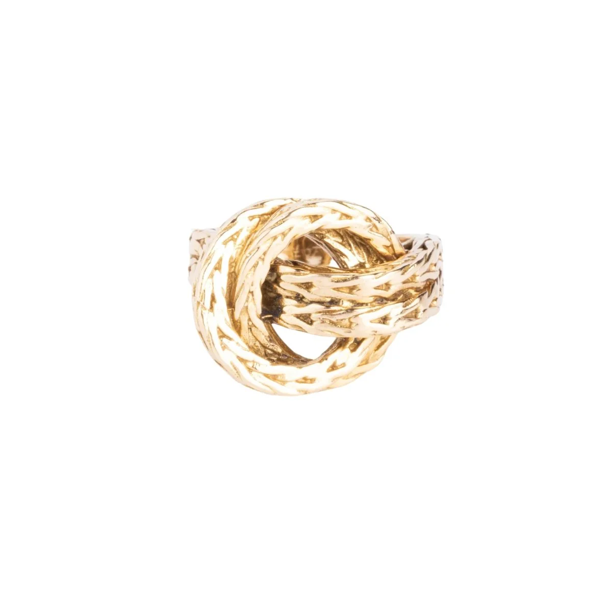 Bague or jaune signé Hermès collection Vendôme