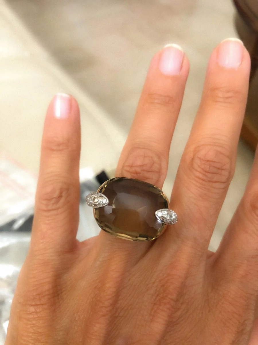 Bague or jaune signée de la maison italienne Pomellato - Image 8
