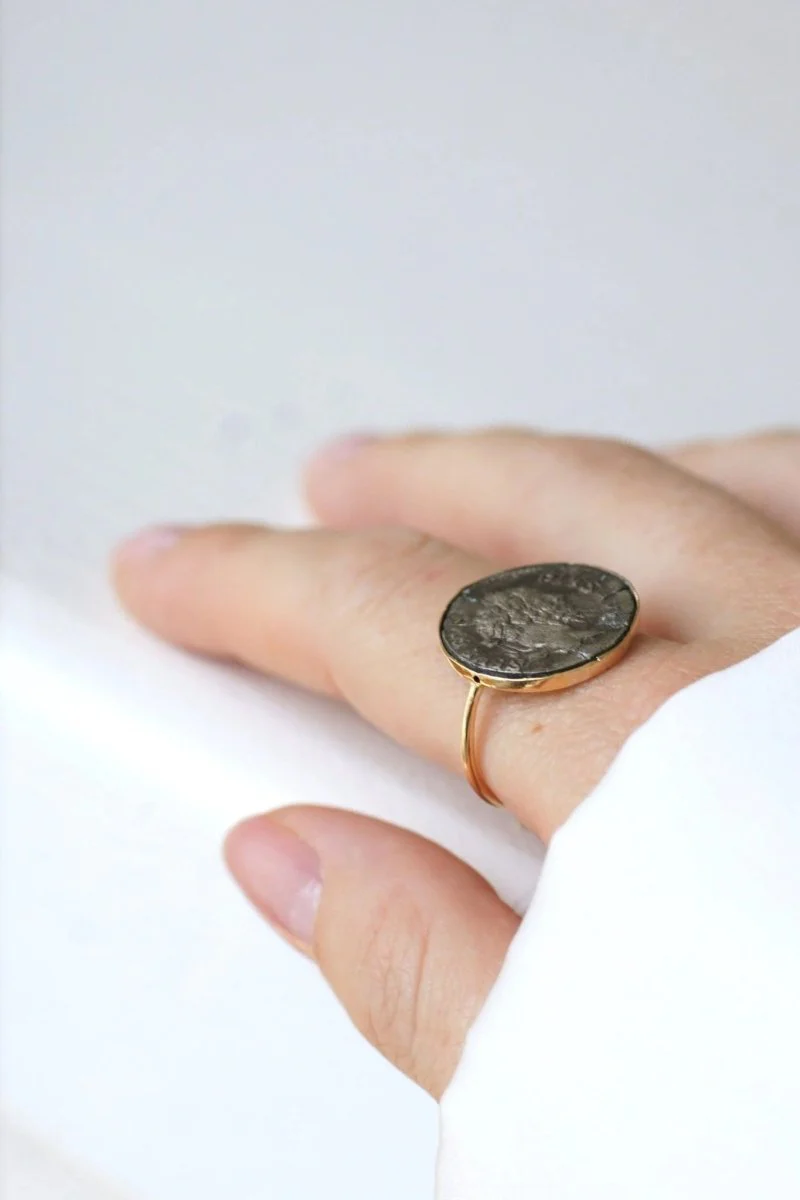 Bague pièce romaine Septime Sévère - Image 5