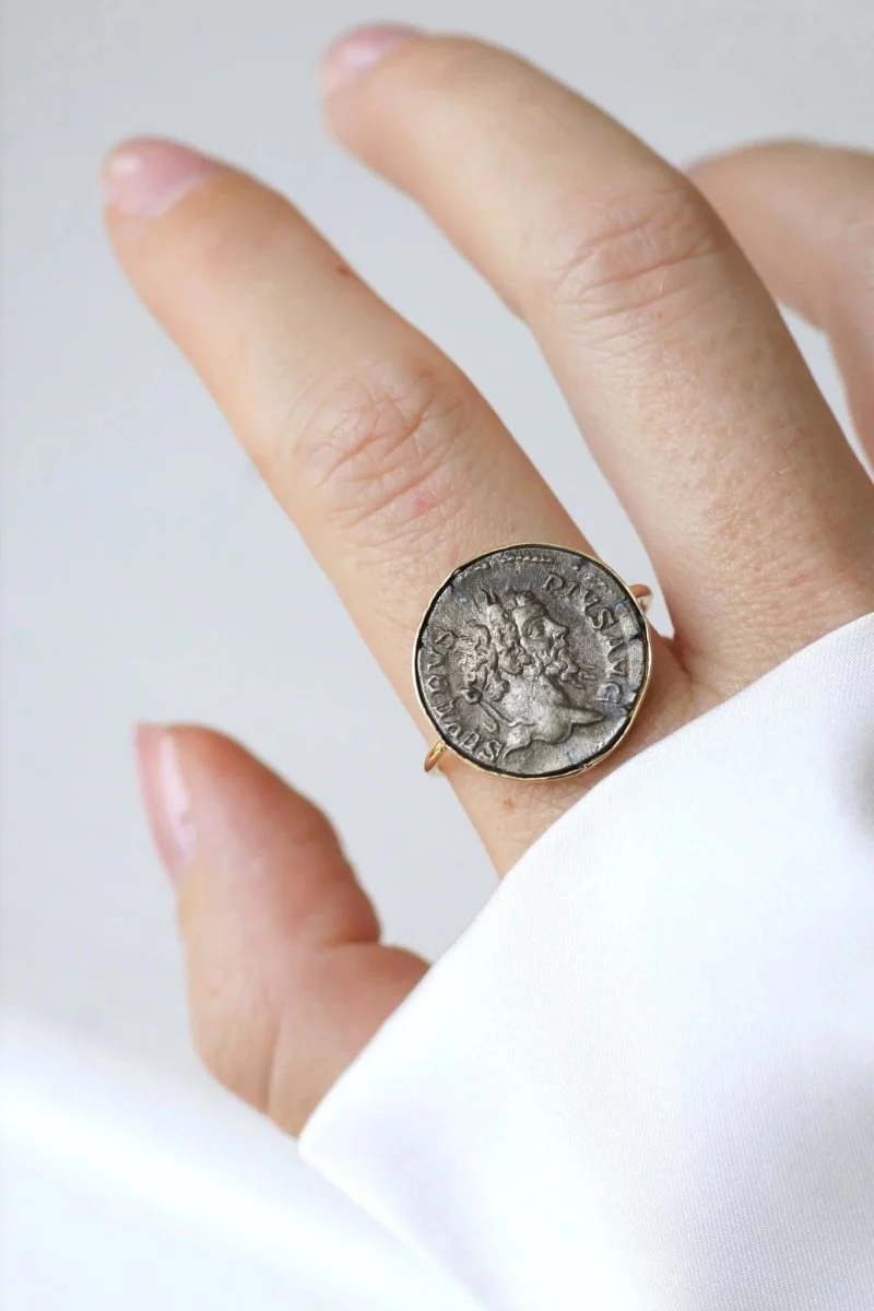 Bague pièce romaine Septime Sévère - Image 7