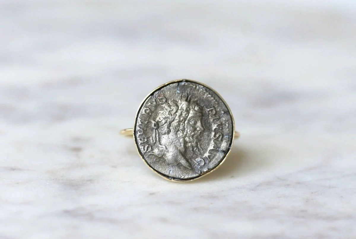 Bague pièce romaine Septime Sévère - Image 9