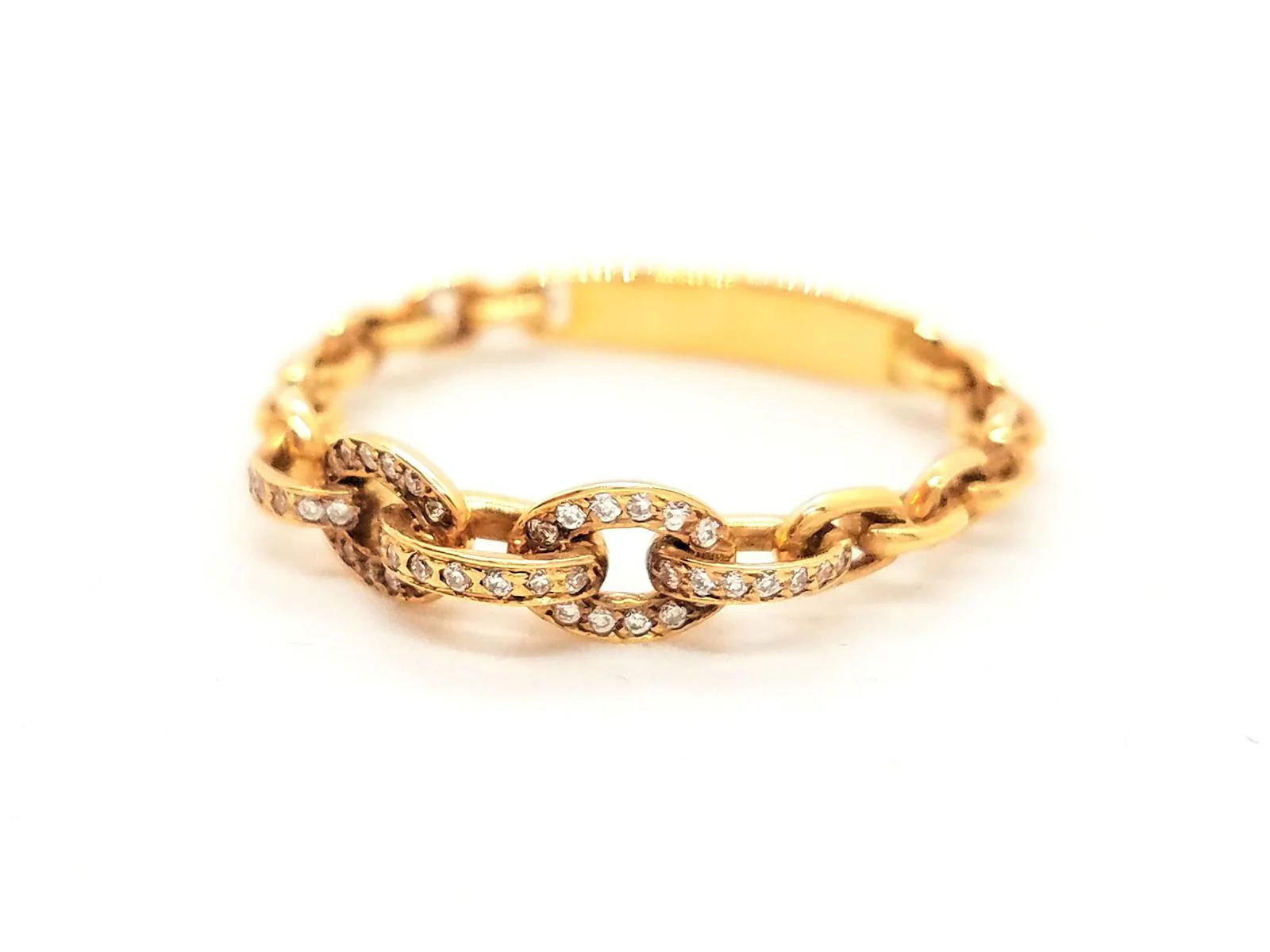 Bague Or rose Diamant - Image 8