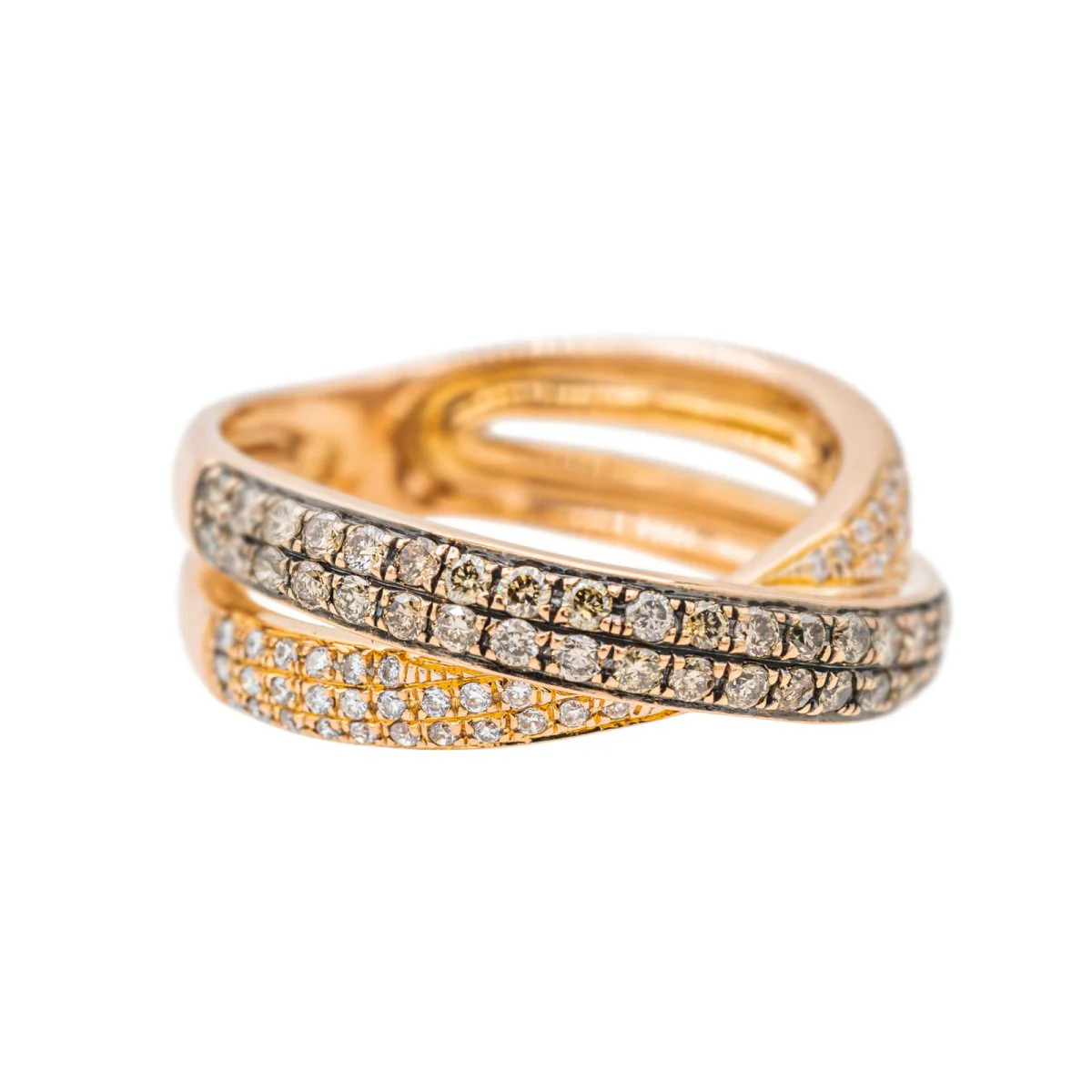 Bague Or rose Diamant - Image 6