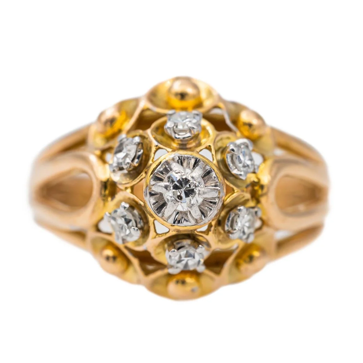 Bague Or rose Diamant