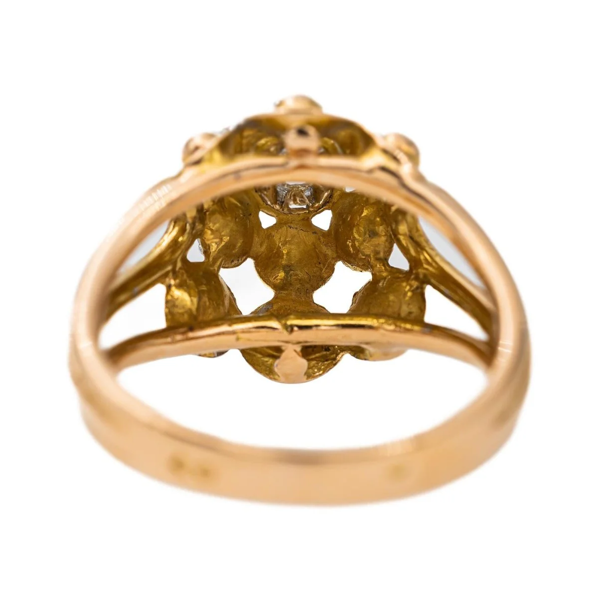Bague Or rose Diamant - Image 5