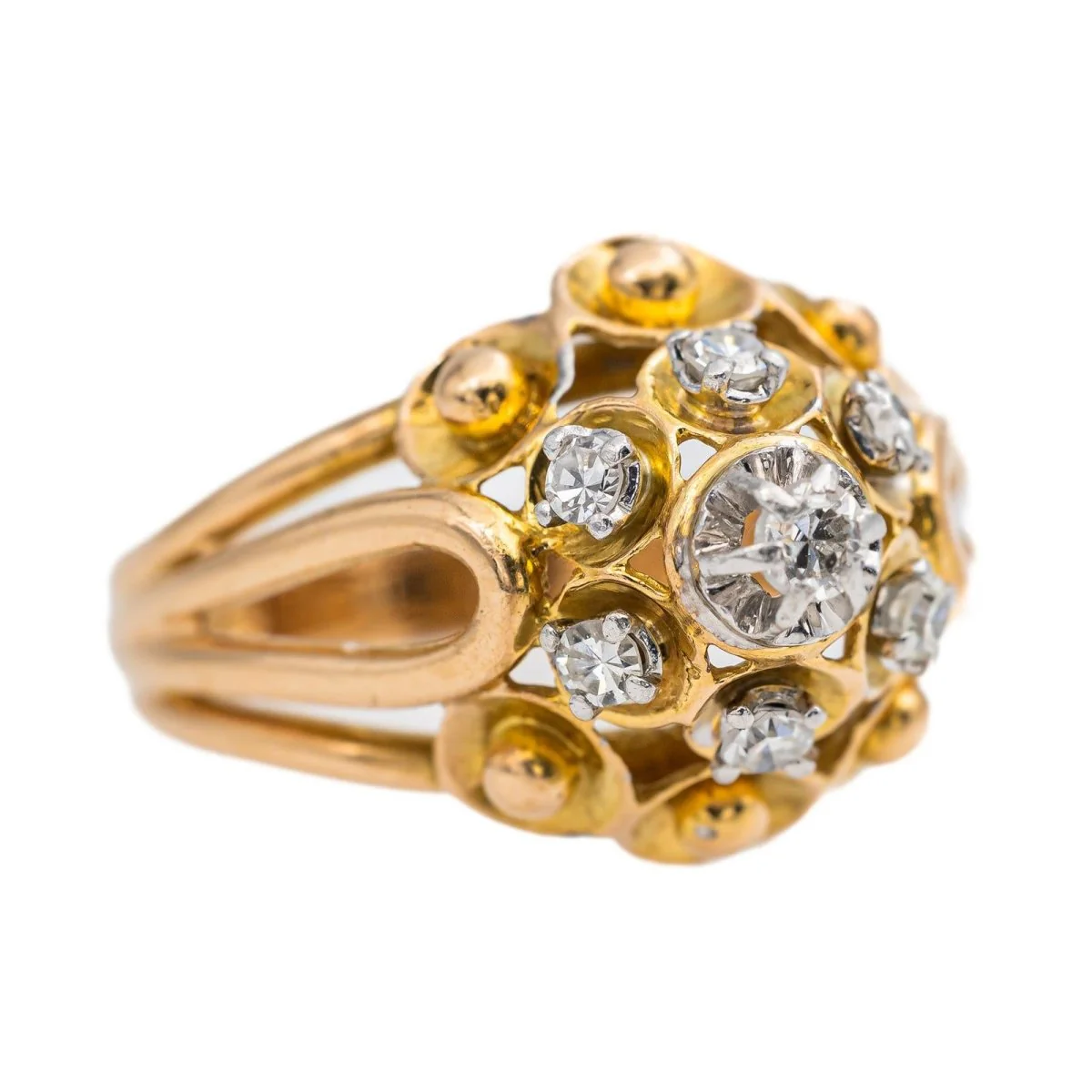 Bague Or rose Diamant - Image 7