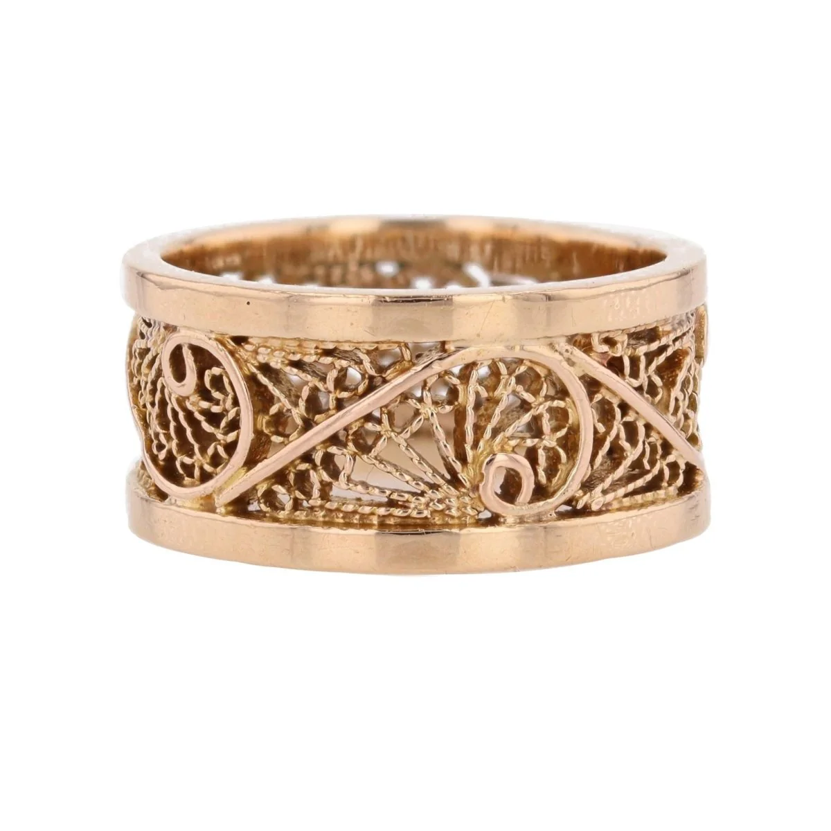 Bague Bandeau en or rose