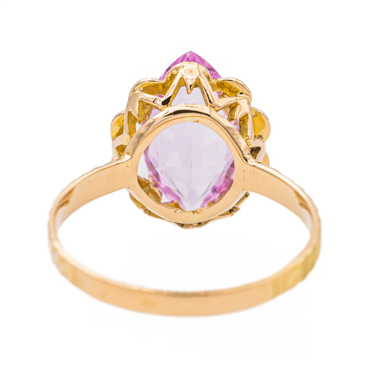 Bague Or rose Kunzite - Image 5