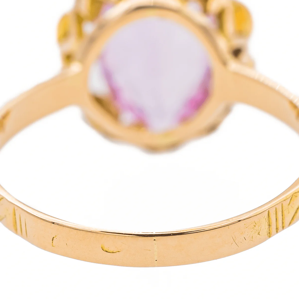Bague Or rose Kunzite - Image 6