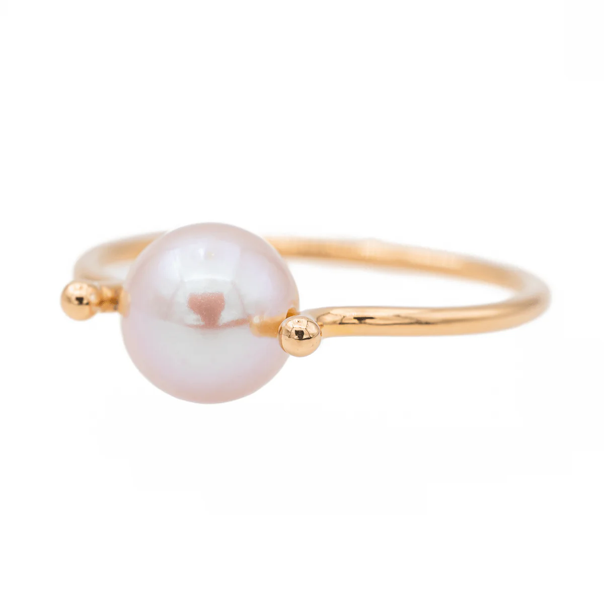Bague Or rose Perle - Image 3