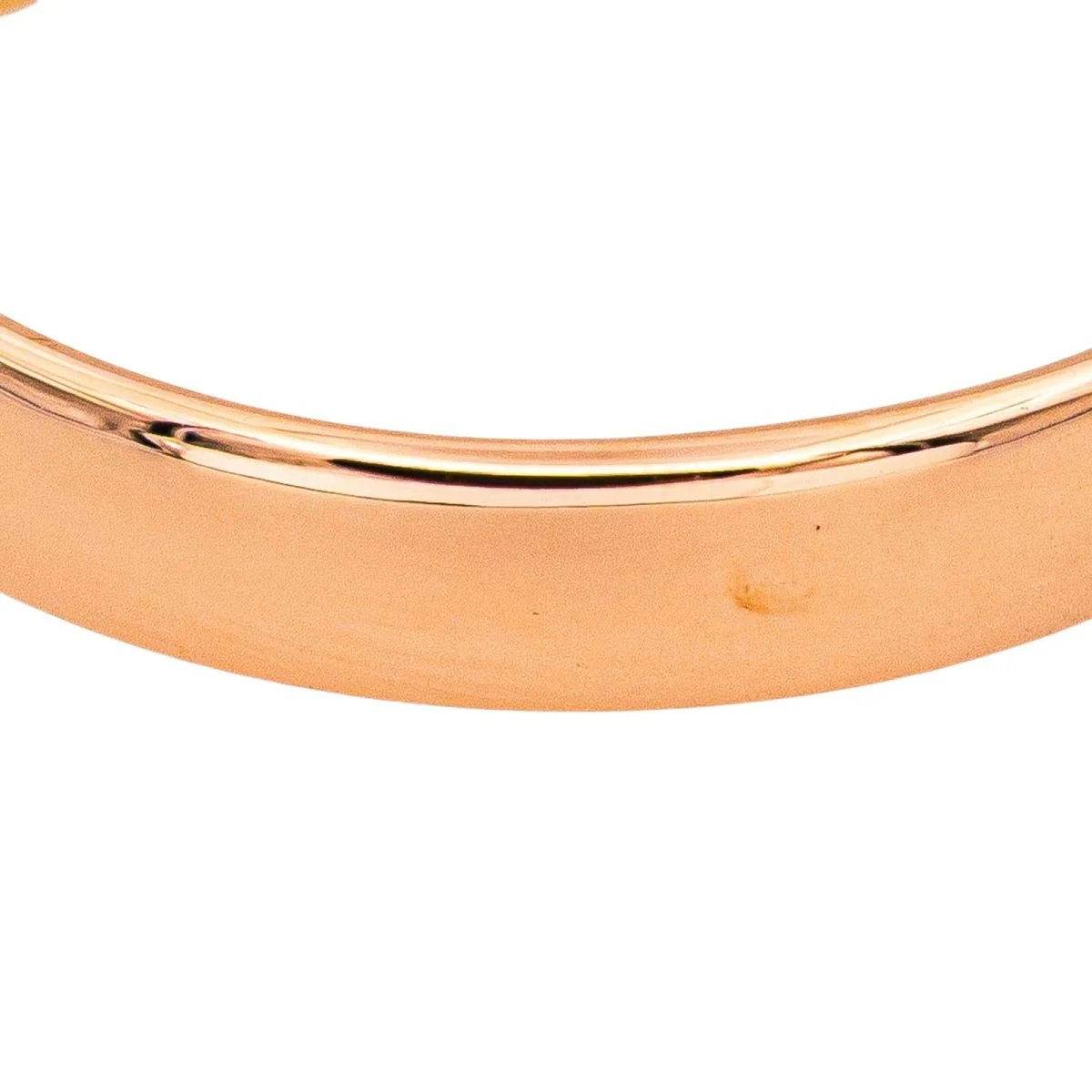 Bague Solitaire en or rose et perle - Image 7