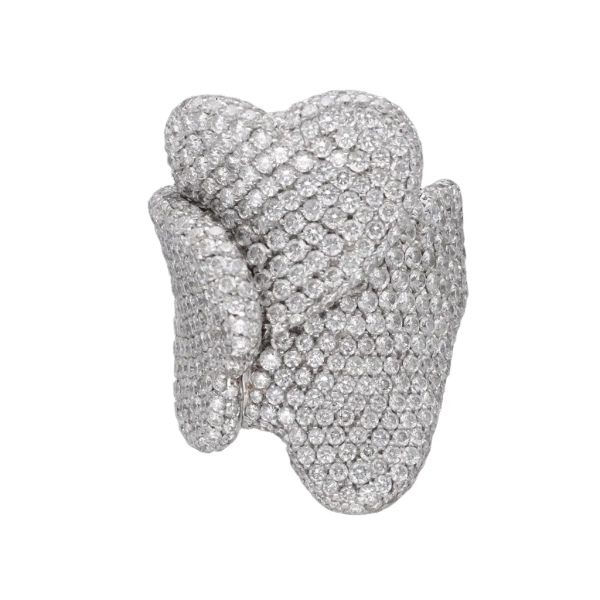 Bague PALMIERO en or blanc et diamants