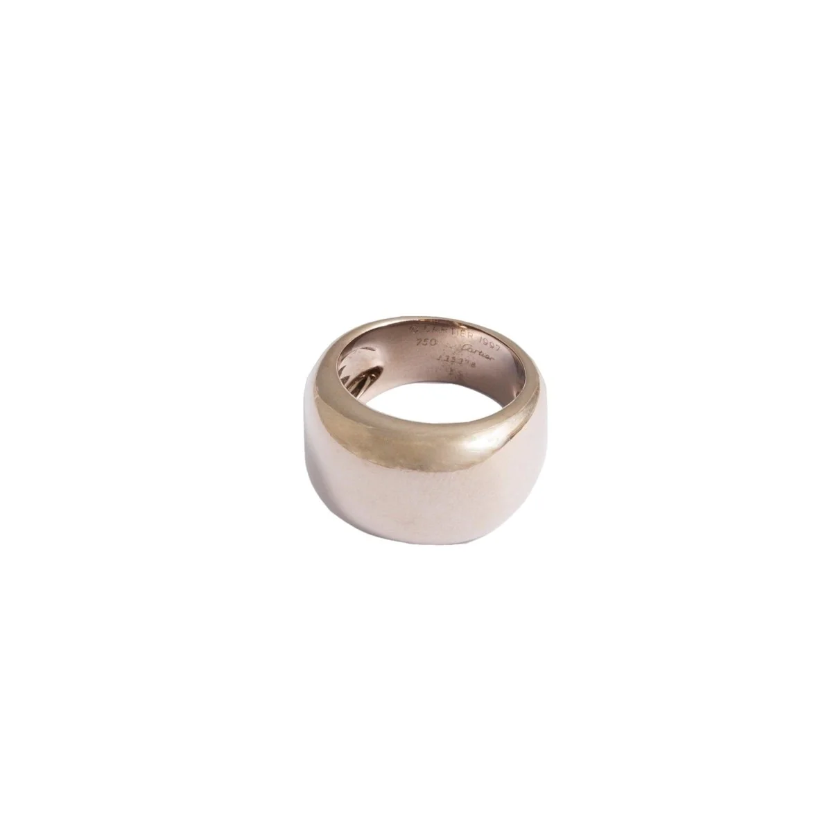 Bague CARTIER "Paris nouvelle vague" or blanc