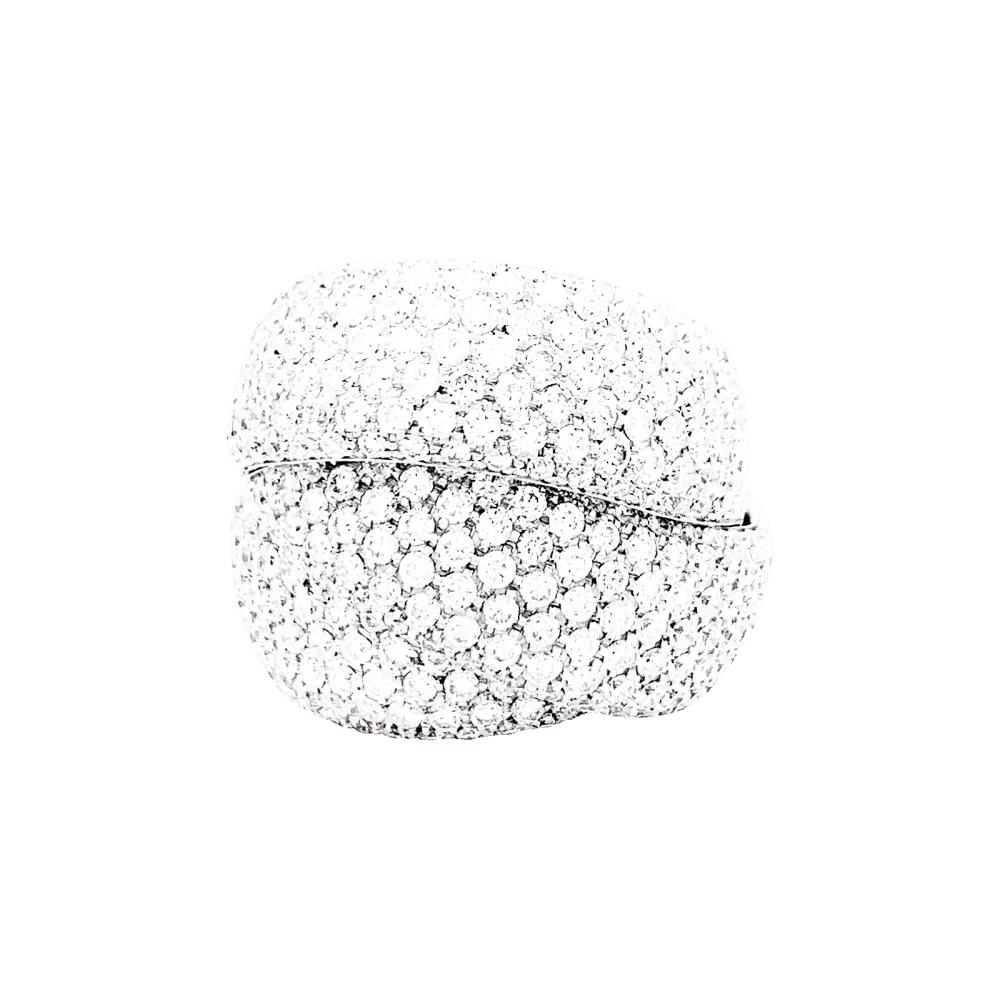 Bague Cocktail en or blanc et diamants