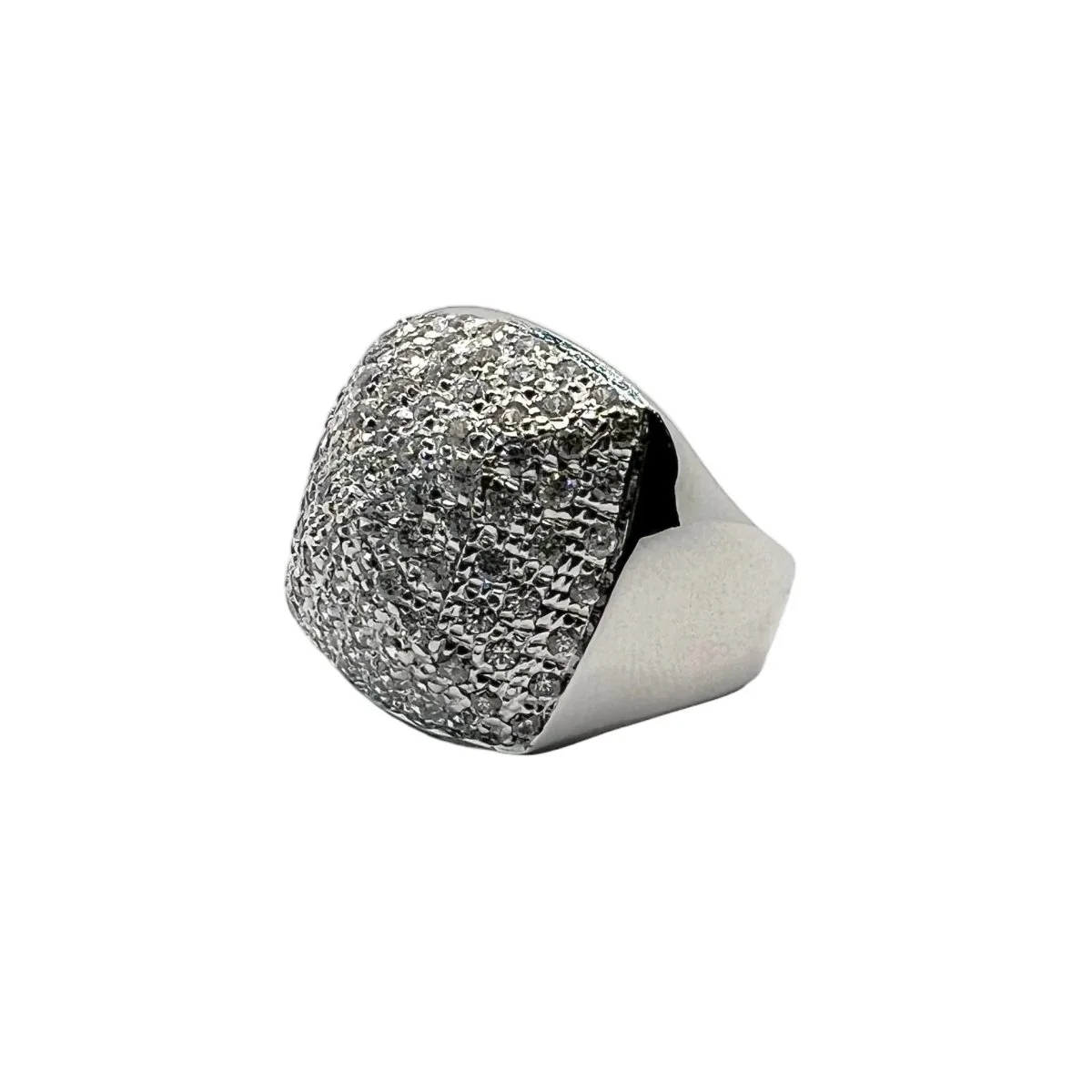 Bague Pavée GOUBLE en or blanc et diamants - Image 2