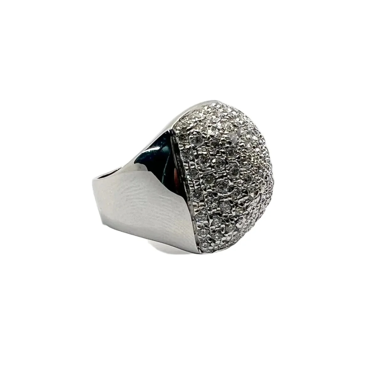 Bague Pavée GOUBLE en or blanc et diamants - Image 6