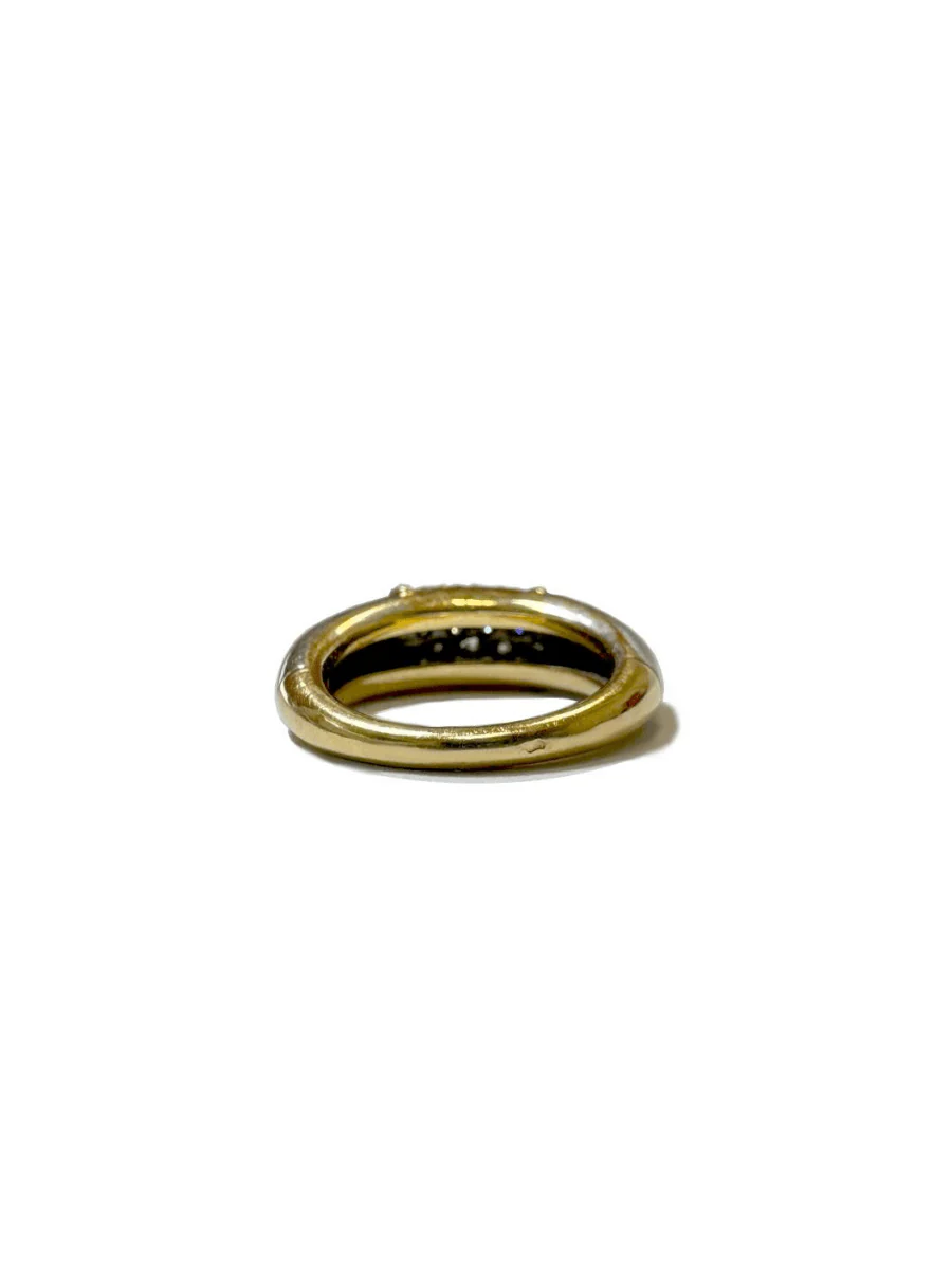 Bague VAN CLEEF & ARPELS Philippine en or jaune et or gris et diamant - Image 6