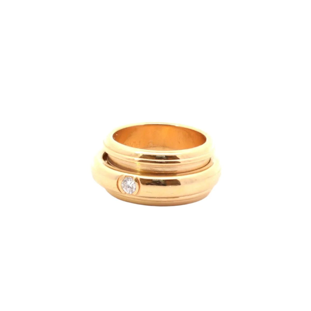 Bague PIAGET en or jaune et diamant
