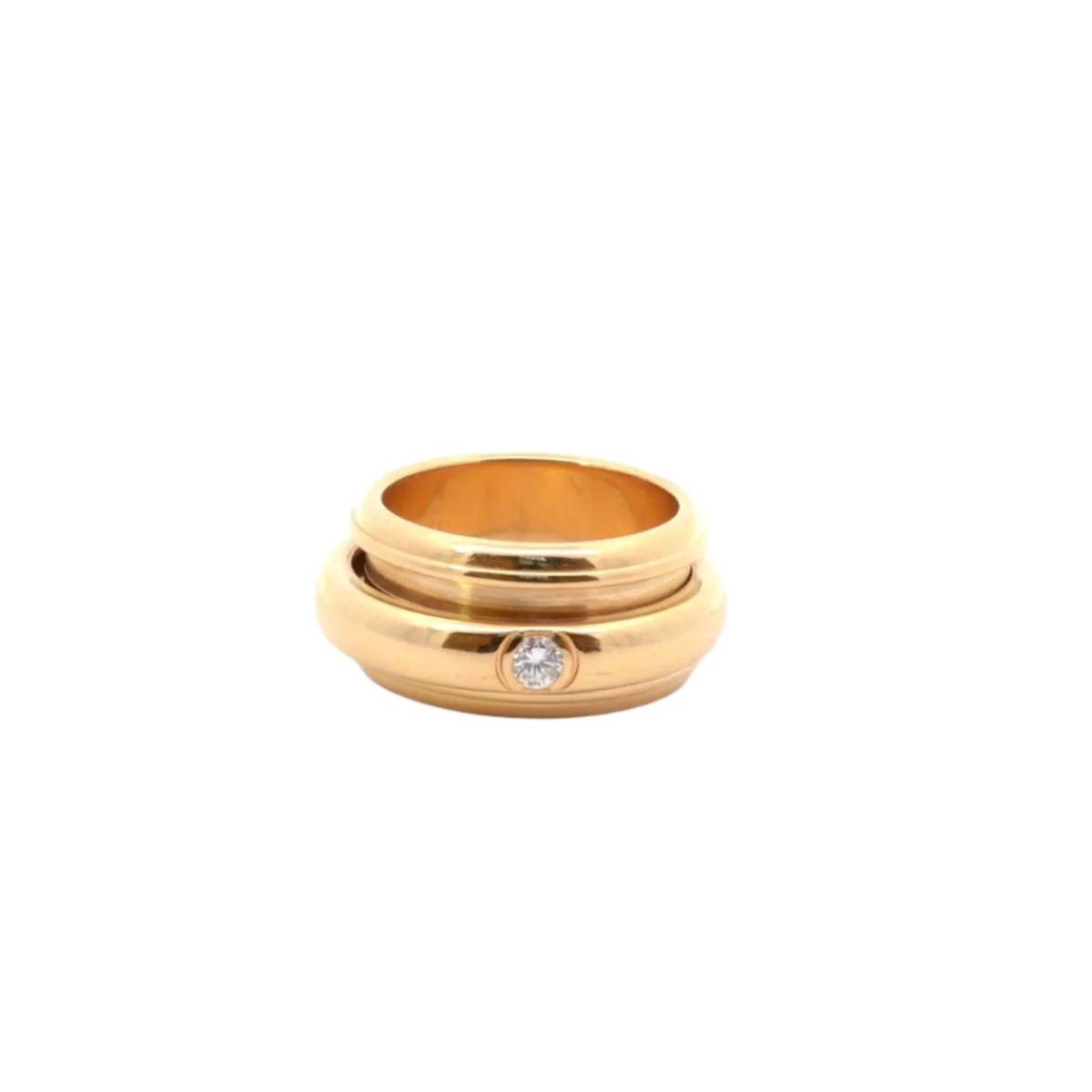 Bague PIAGET en or jaune et diamant - Image 2