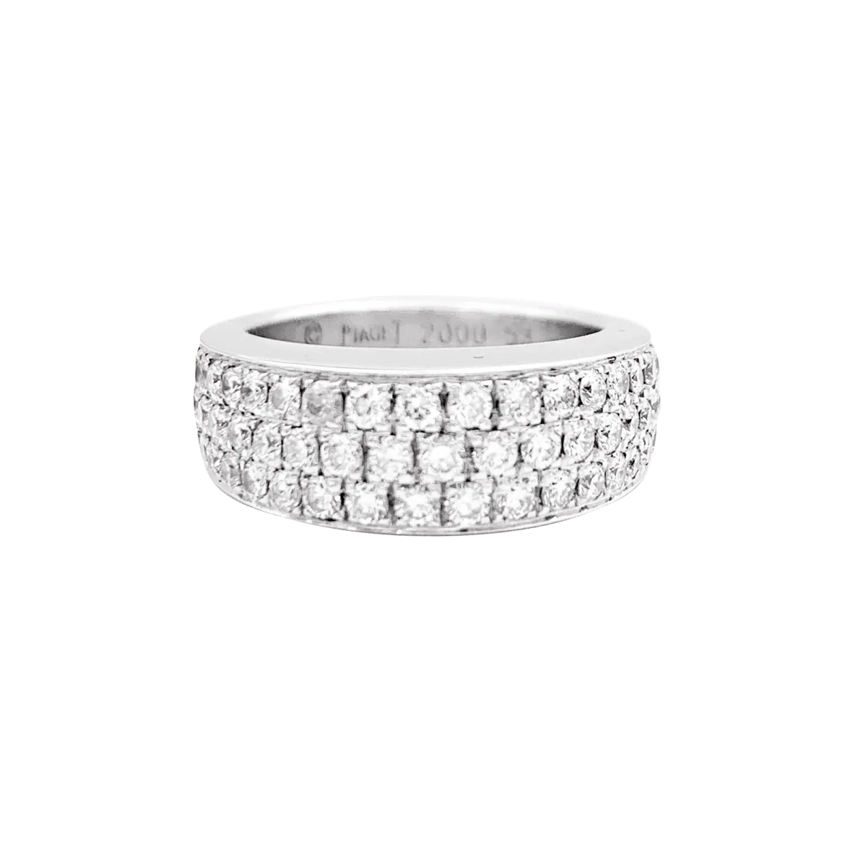 Bague PIGAET "Millennium" en or blanc et diamants