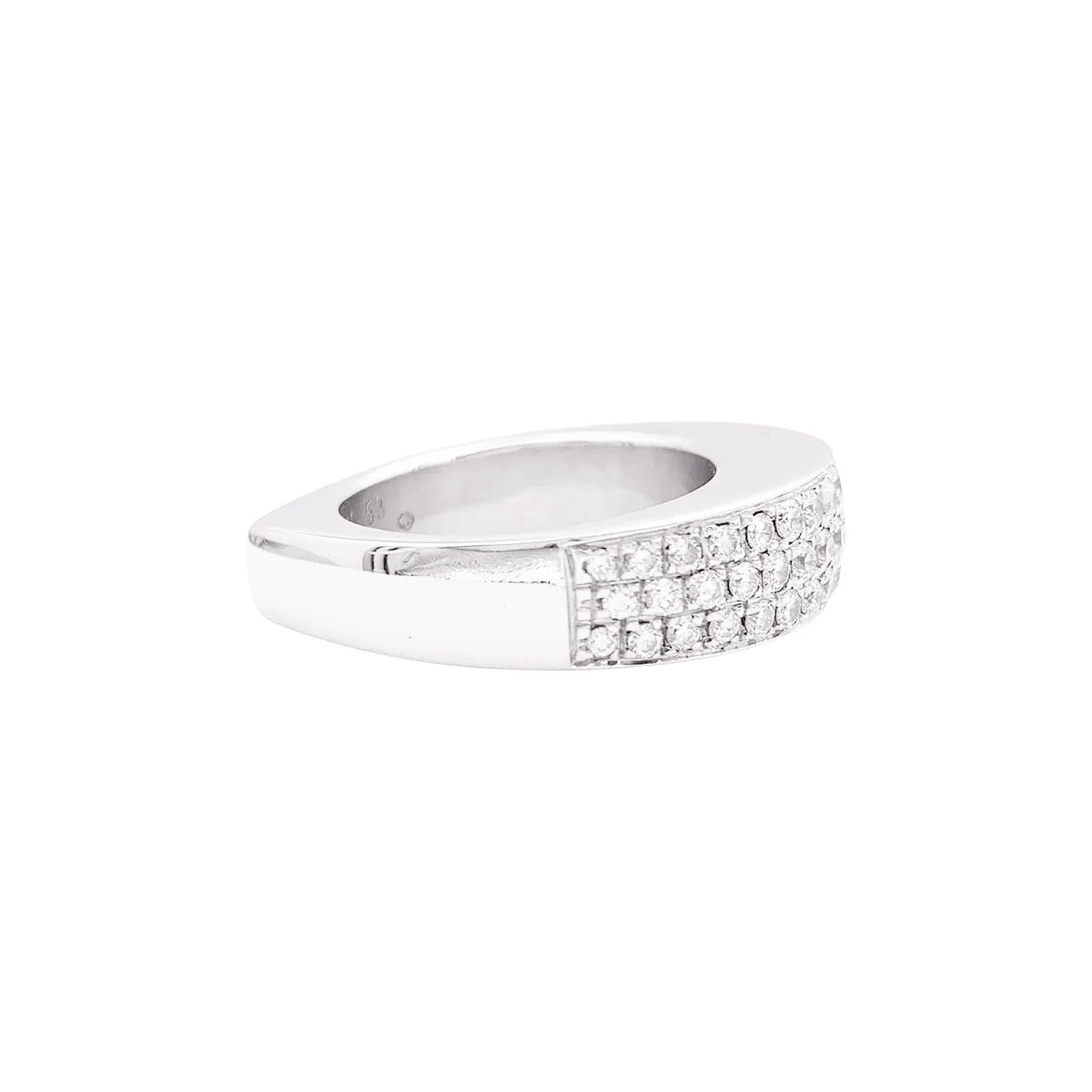 Bague PIGAET "Millennium" en or blanc et diamants - Image 5