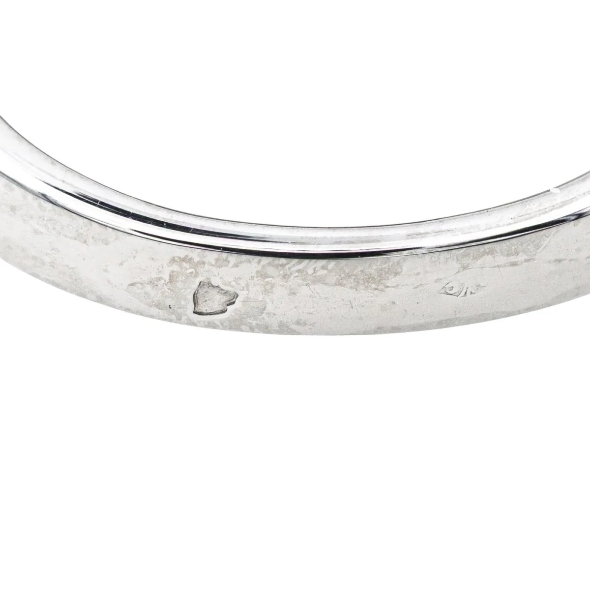 Bague Solitaire en platine et diamants - Image 7