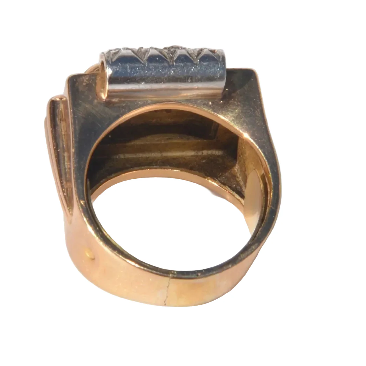 Bague platine et diamant 1950 - Image 2