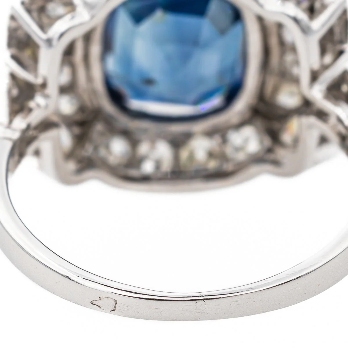 Bague Platine Saphir - Image 7