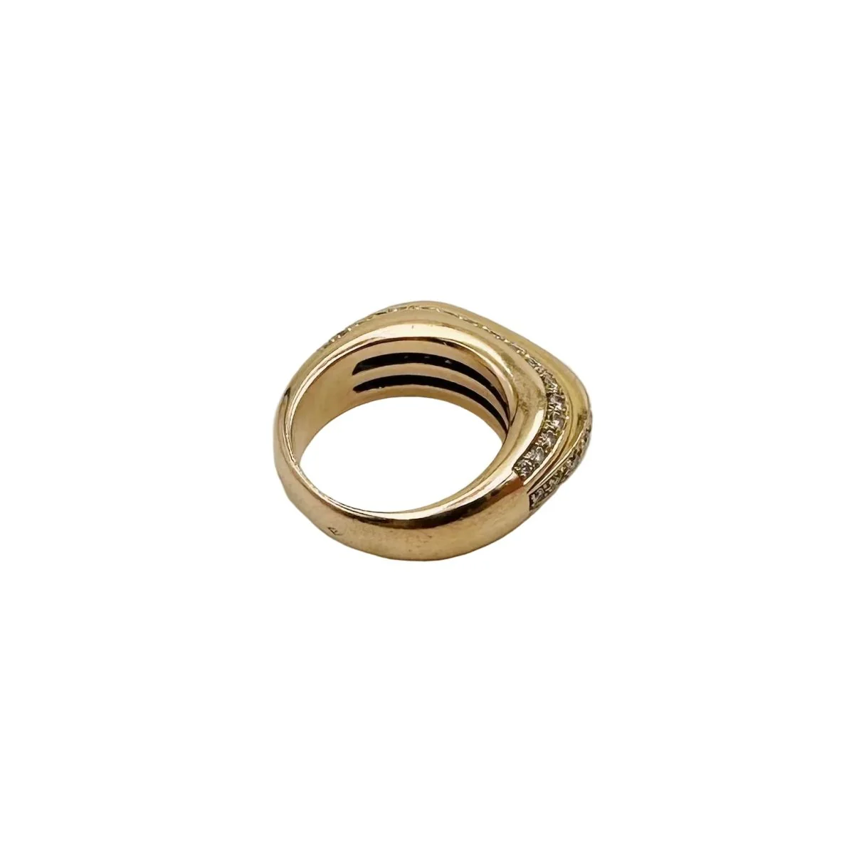 Bague POIRAY "Quadrille" en or rose et diamants - Image 6