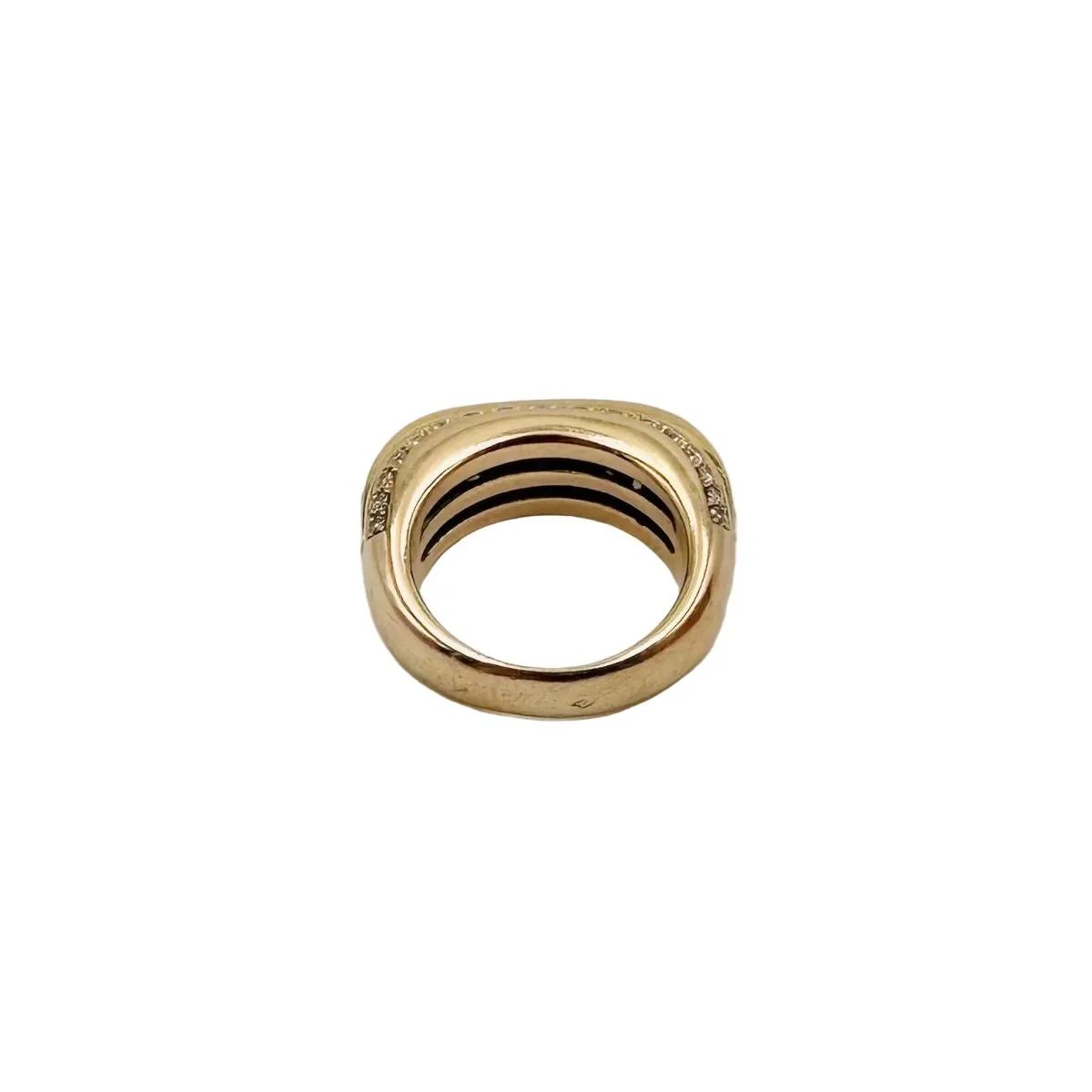 Bague POIRAY "Quadrille" en or rose et diamants - Image 7