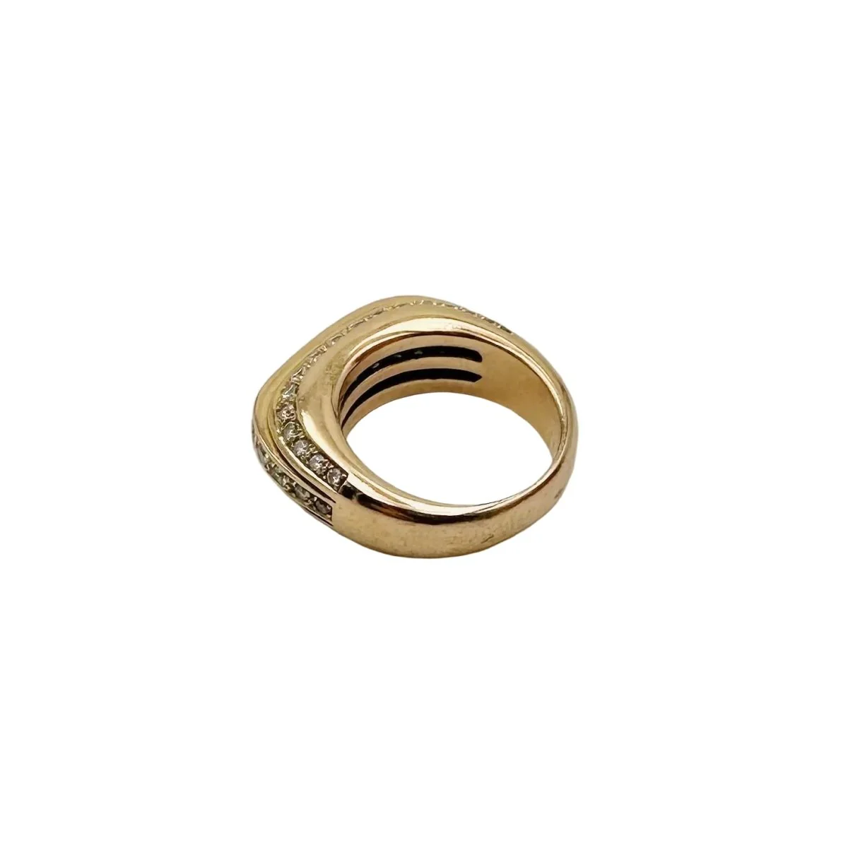 Bague POIRAY "Quadrille" en or rose et diamants - Image 8