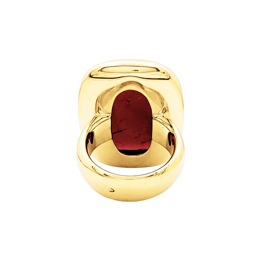 Bague Cocktail POMELLATO "Cardinale" en or jaune et tourmaline - Image 4