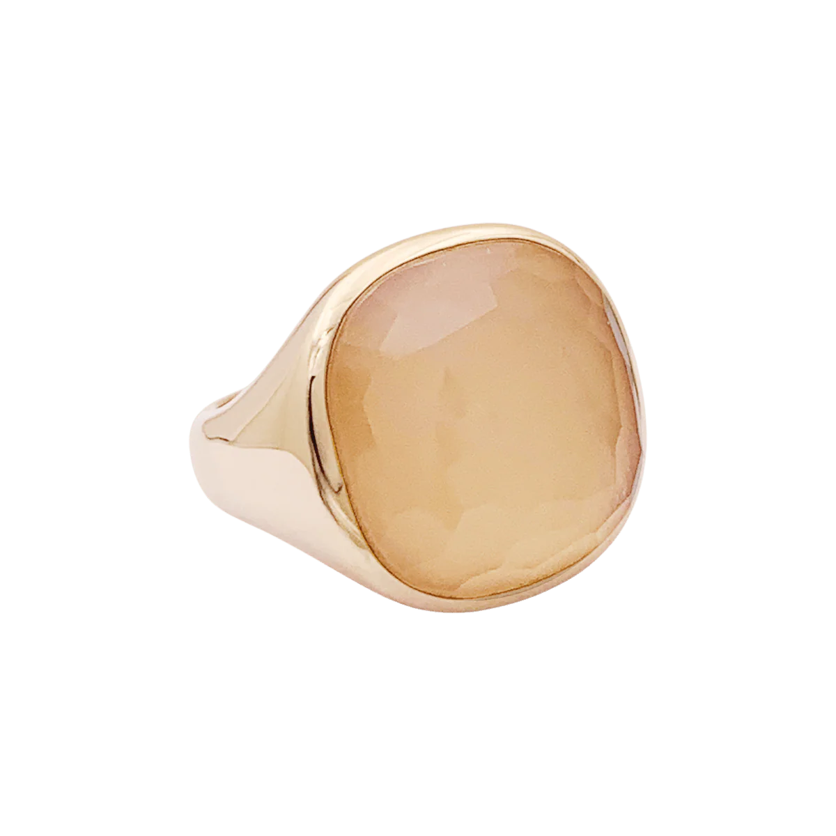 Bague Cocktail POMELLATO "Cipria" en or rose et quartz - Image 5