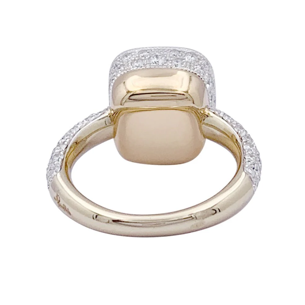 Bague Pavée POMELLATO "Nudo Assoluto" en or rose et diamants - Image 4