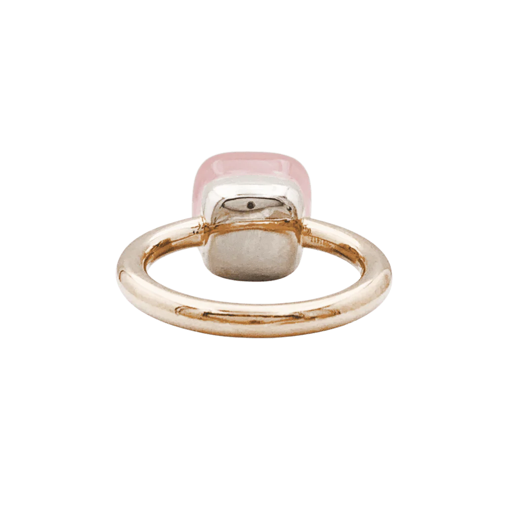 Bague Cocktail POMELLATO "Nudo Classic" en or rose, or blanc et quartz - Image 4