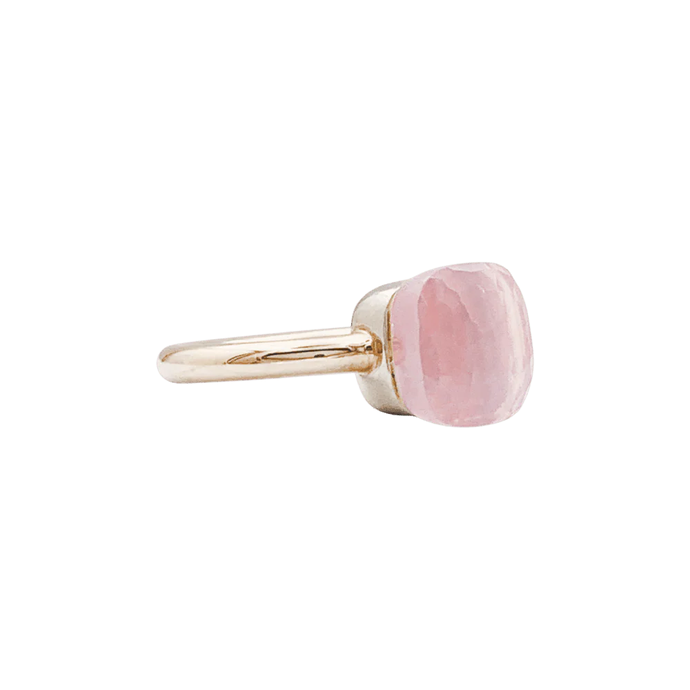 Bague Cocktail POMELLATO "Nudo Classic" en or rose, or blanc et quartz - Image 5