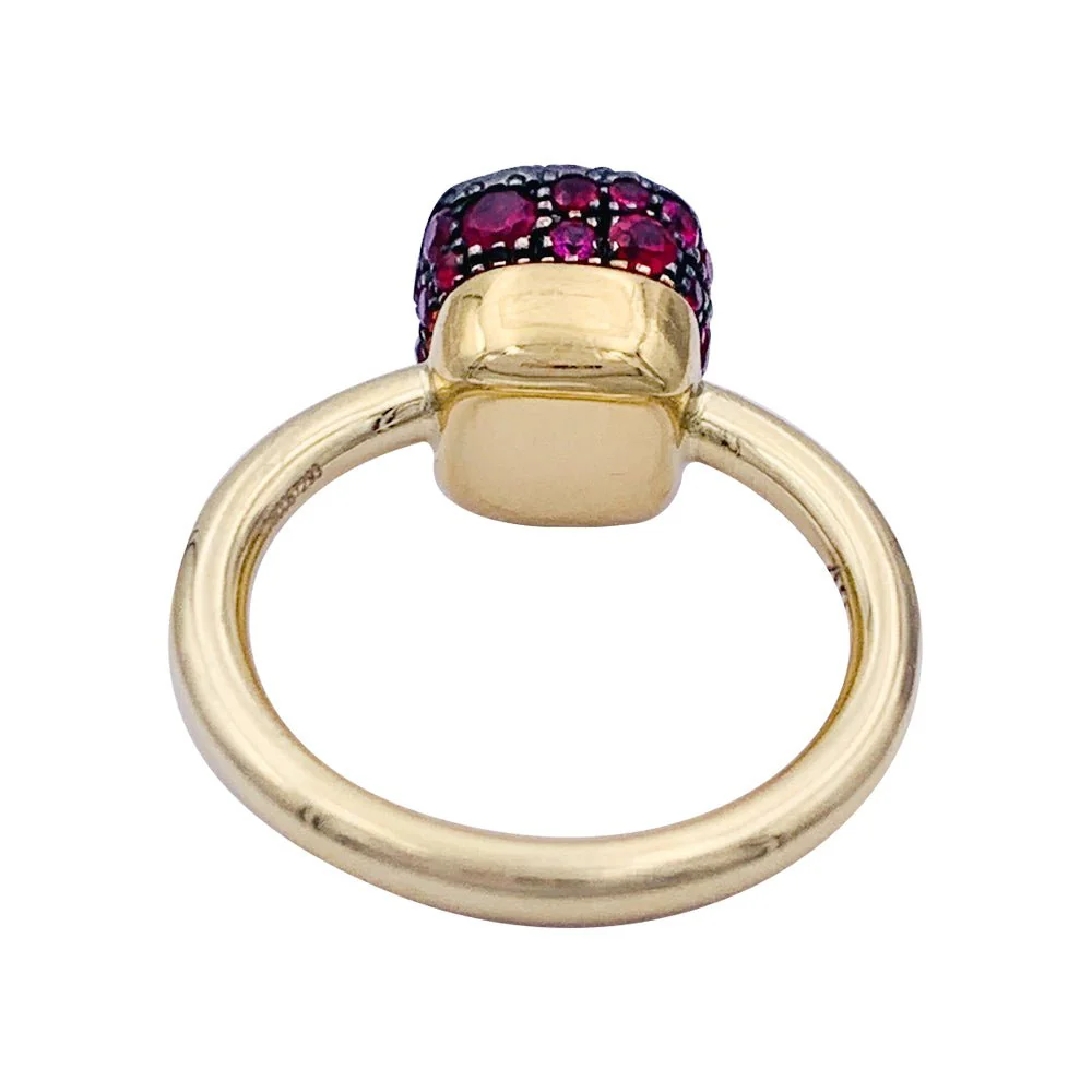 Bague Pomellato, "Nudo", deux ors, rubis. - Image 3