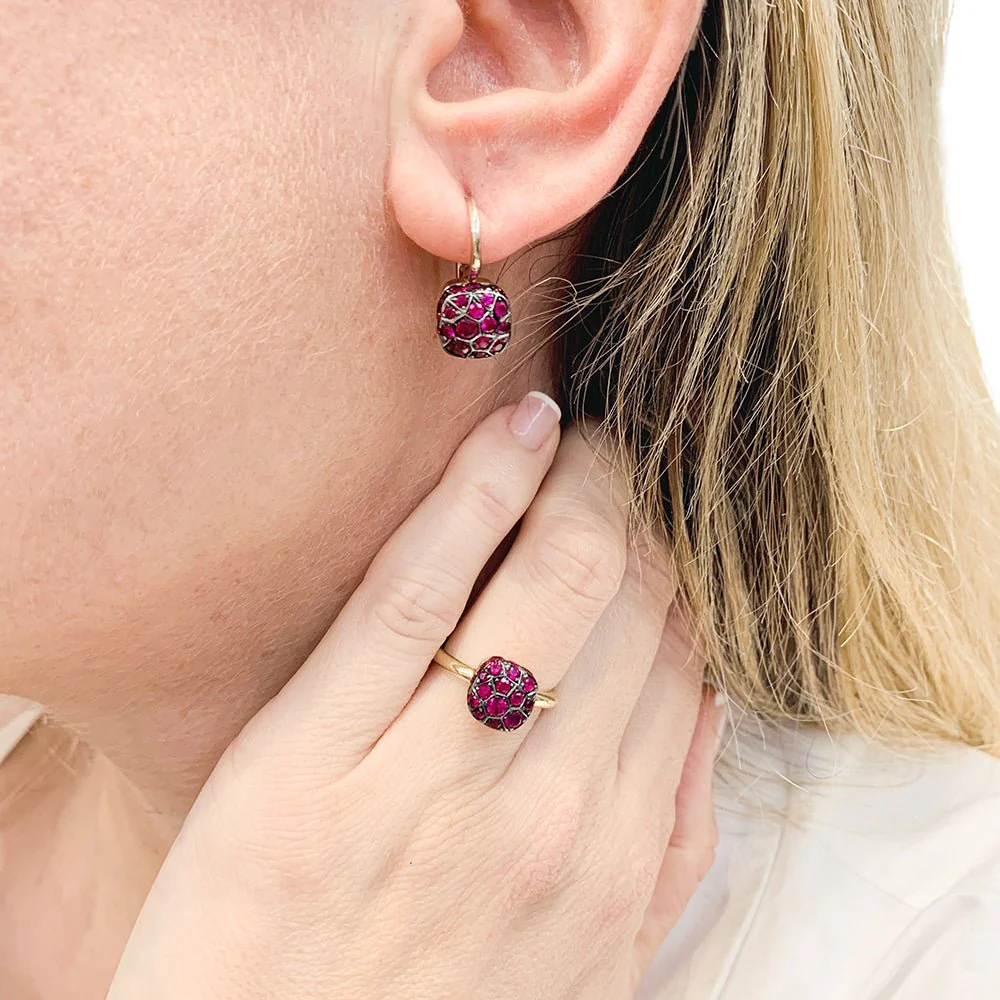 Bague Pomellato, "Nudo", deux ors, rubis. - Image 7
