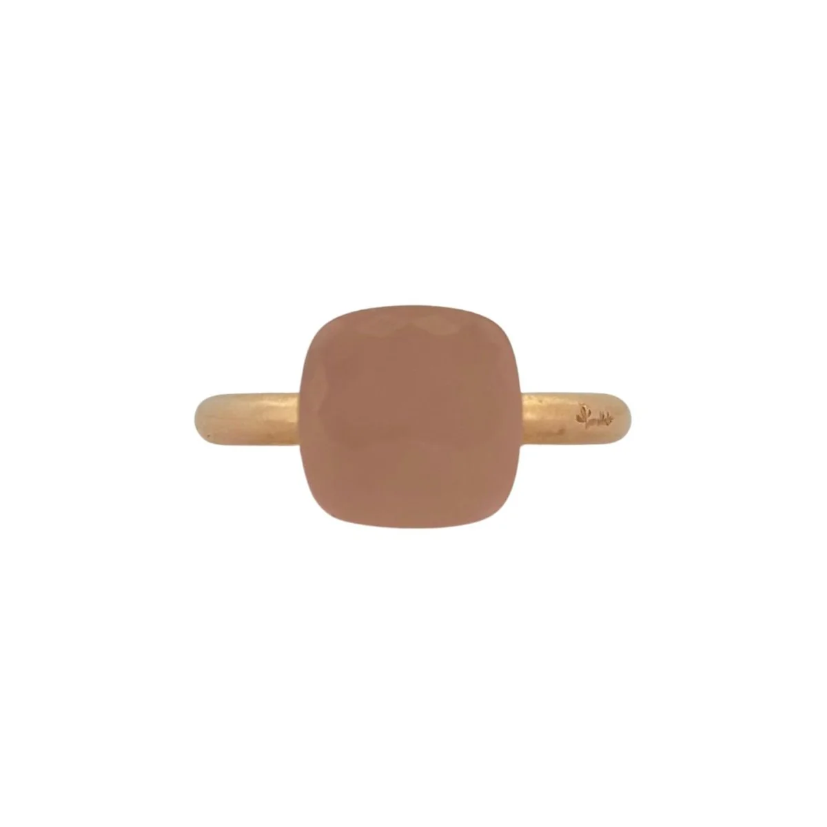 Bague POMELLATO Nudo en or jaune et quartz rose - Image 3